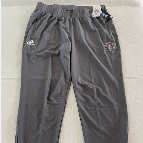 Adidas Women’s Texas A&M University Warm Up Woven Pants-Gray - Picture 1 of 1